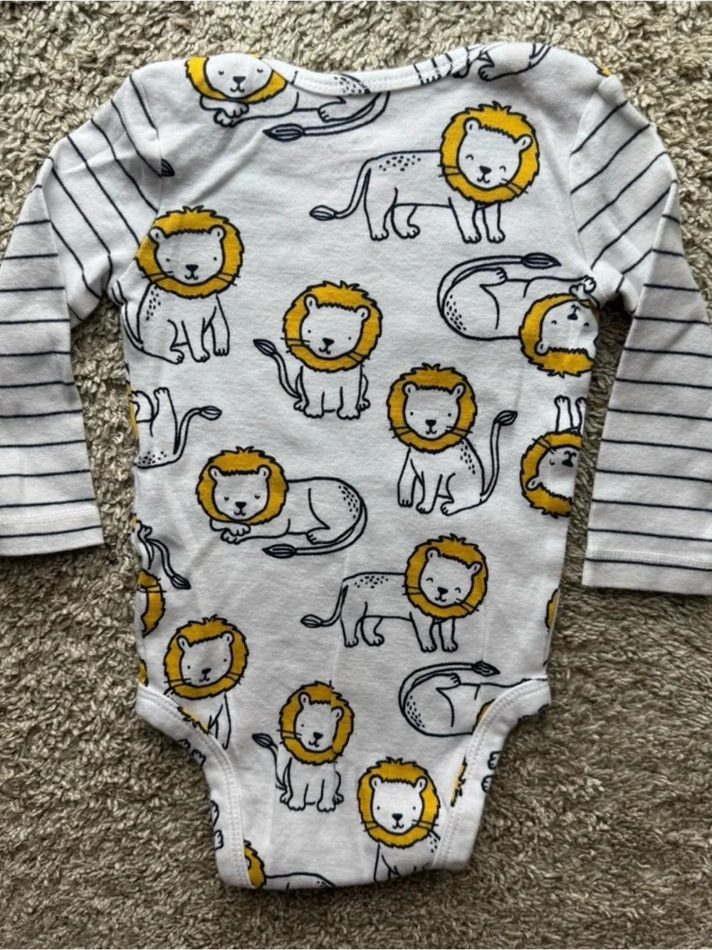 Carter’s 3 Piece Lion Outfit Set 6M Bodysuits & Pants Baby Boy